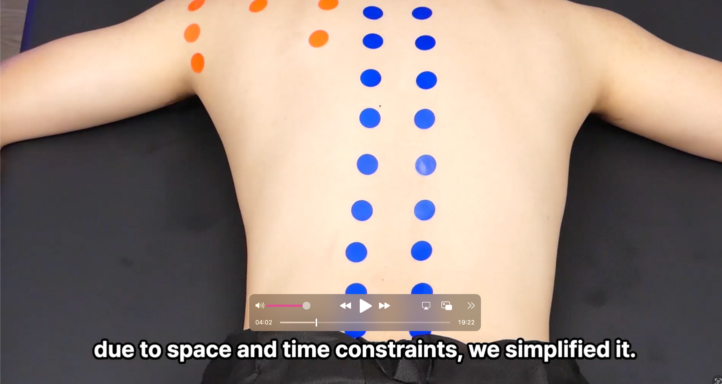 건식 마사지 상체 뒷면  Dry Massage – Upper Body (Back Side)