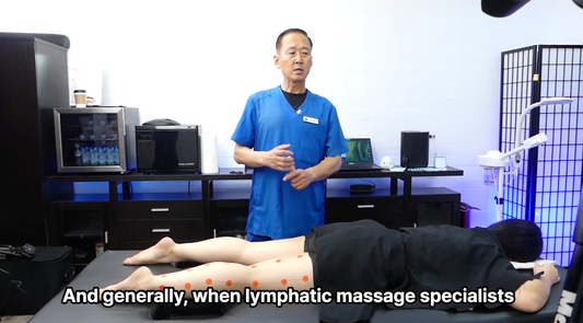 림프 마사지 하체 뒷면 Lower Body (Back Side)